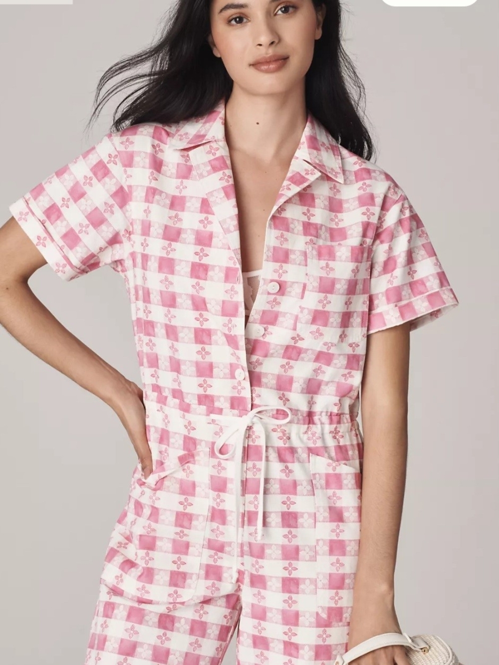NWT From Anthropologie Rachel Antonoff Short-Sleeve Jumpsuit 🌸 Size XXL